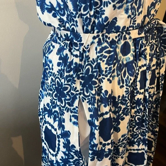 Talbots One Shoulder Dress with Pockets - Picture 4 of 6